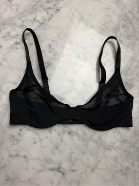 Negative Underwear Black Sheer Mesh Underwire Bra